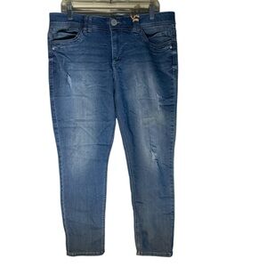 Democracy Blue Skinny Jeans Medium Wash